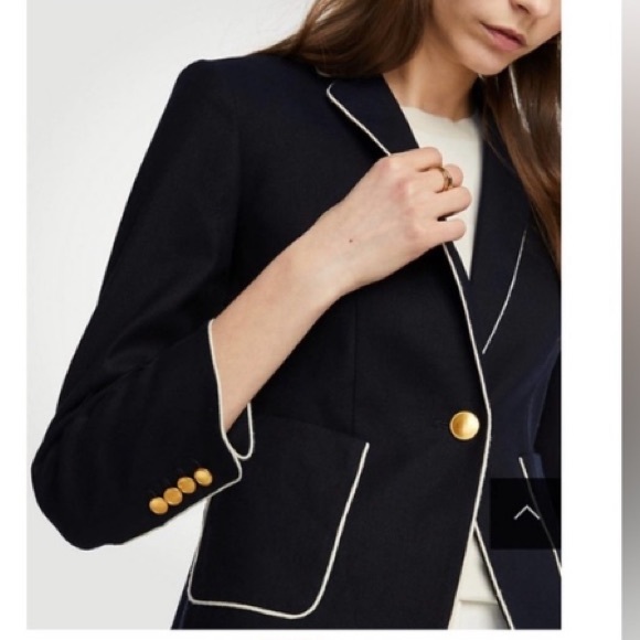 Ann Taylor Blazer Navy Size 6 - Picture 2 of 15